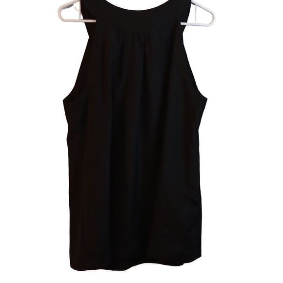 EUC Covington Black Top with Bronz Looking Embellishments at Neck XL - Picture 6 of 6